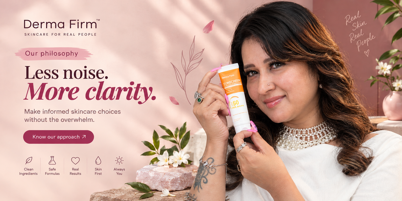 Derma Firm Philosophy - Less noise, more clarity